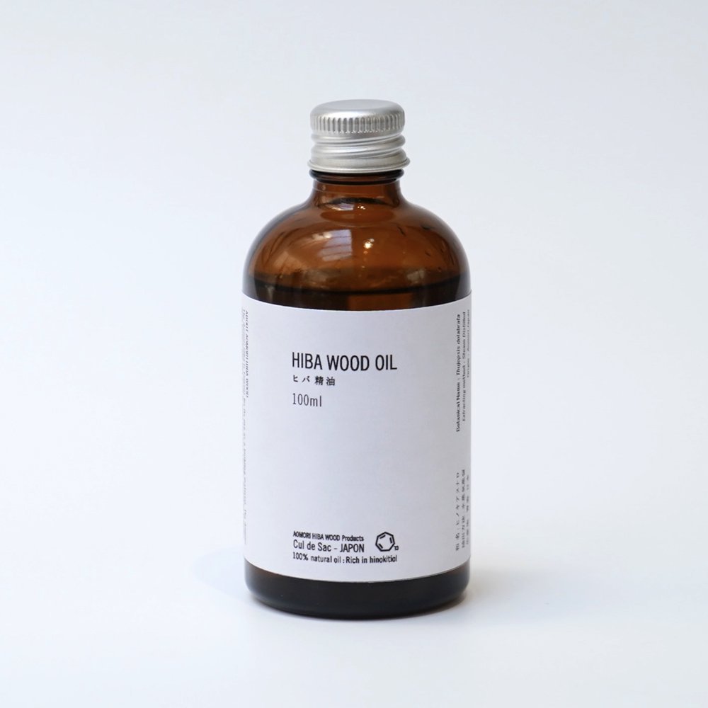 青森ヒバ精油/HIBA WOOD OIL 100ml - Cul de Sac -JAPON