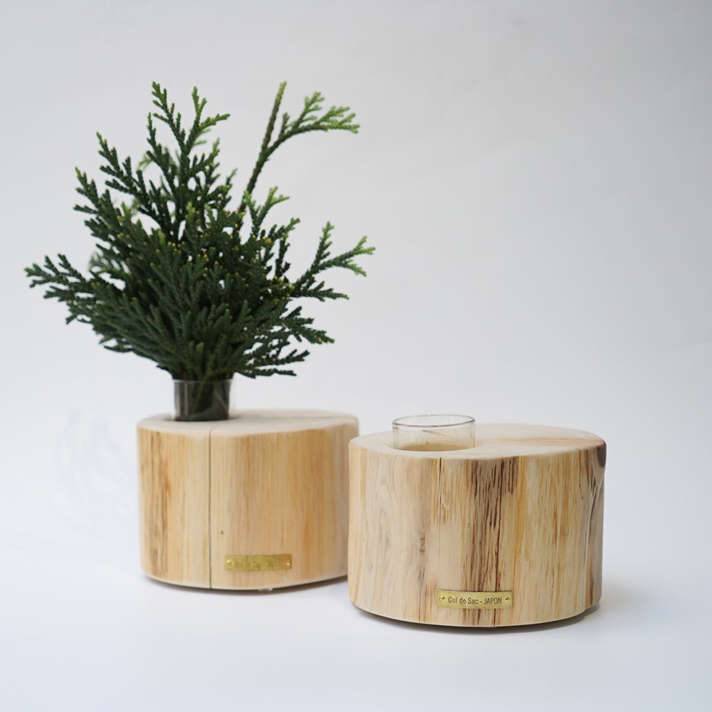 LOG FLOWER VASE/ ログ フラワー ベース　 - Cul de Sac -JAPON