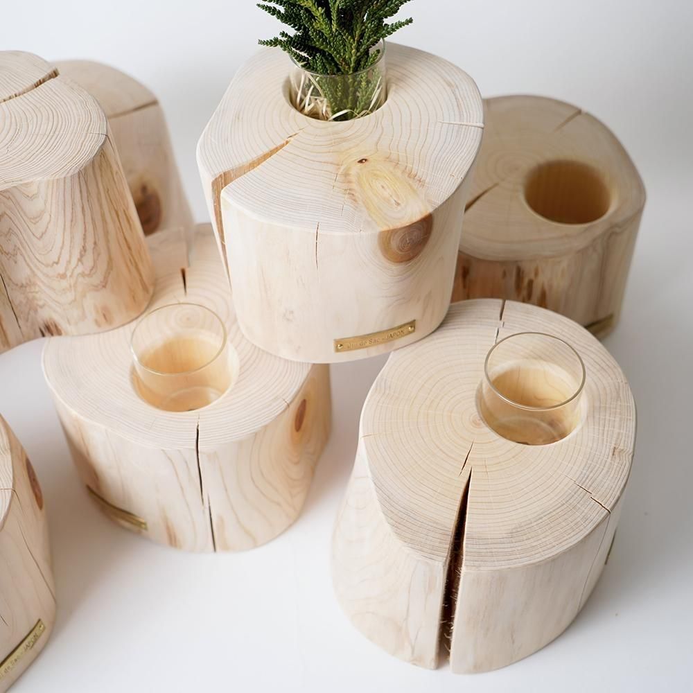 LOG FLOWER VASE/ ログ フラワー ベース - Cul de Sac -JAPON LOG FLOWER VASE/ ログ フラワー ベース - Cul de Sac -JAPON