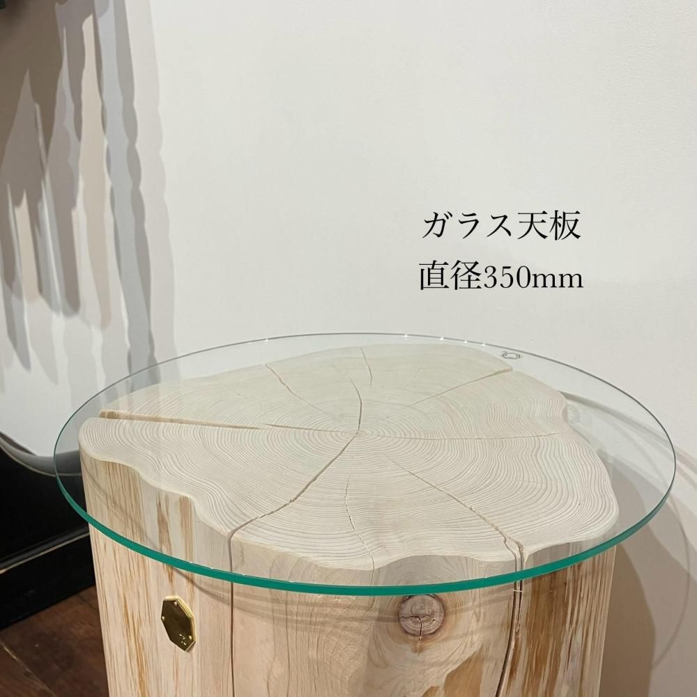 東濃ヒバ丸太椅子スツール SHOP 青森ヒバ丸太スツール_H40cm