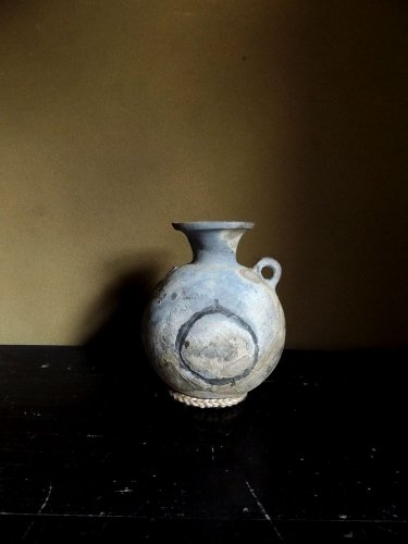 平安時代頃・須恵器・花器 | Pot,Sueki,stoneware,cir600