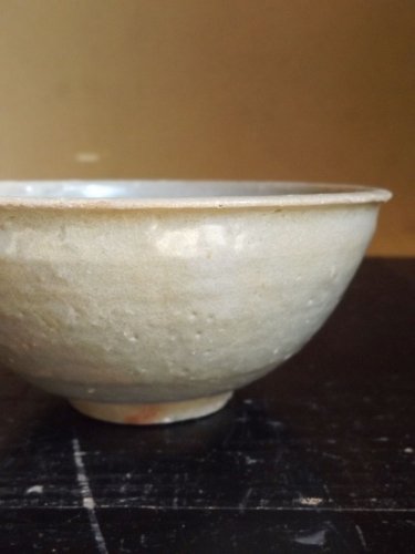 李朝時代初期頃朝鮮・高麗・青磁・茶碗・16.5cm | Chawan,Korea,ceramic,cir1400