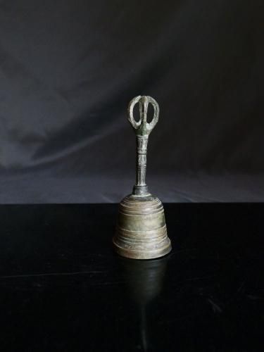 江戸時代末期頃・古銅・密教・五鈷鈴 .持鈴 江戸時代末期頃・古銅・密教・五鈷鈴 | Suzu,Bronze,cir1860