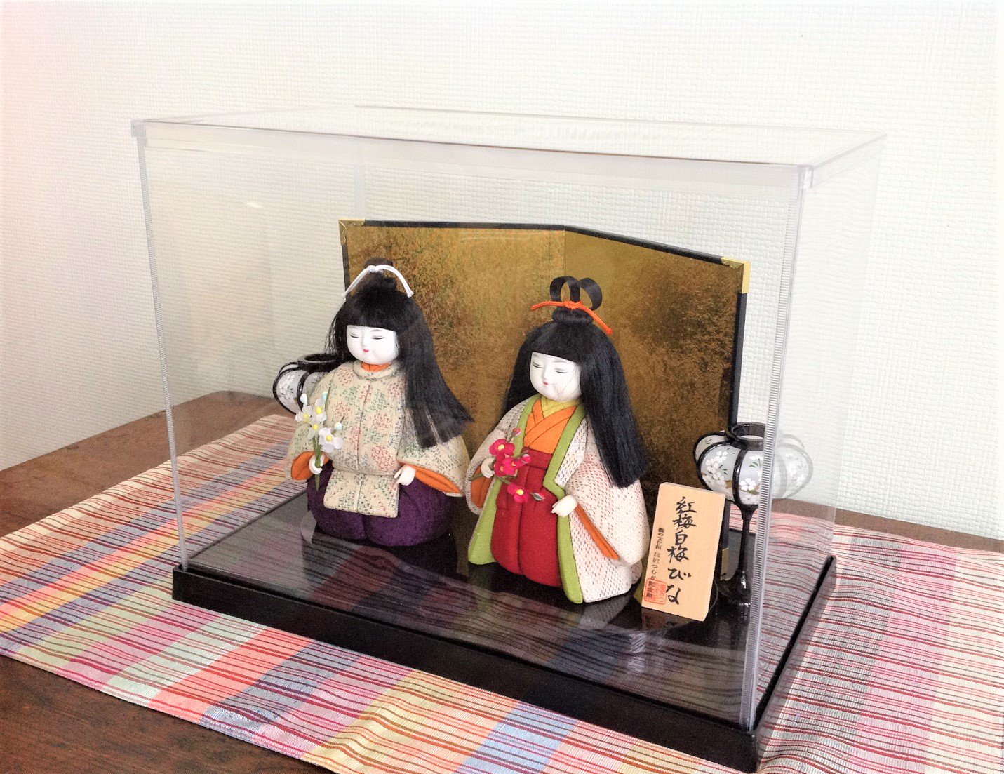 木目込人形✿❀✿❀『紅梅&白梅』雛祭り-