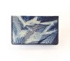 夏塩沢の本藍染めのファッション「ナツシオンブルー」　板締め染めカード名刺入B(絹１００％)の商品画像