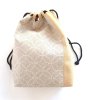 伝統織物のトップブランド塩沢織の巾着バッグ（信玄袋）の商品画像