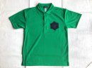 伝統織物のトップブランド塩沢紬をワンポイントに使った ポロシャツ(SSサイズ)R3の商品画像