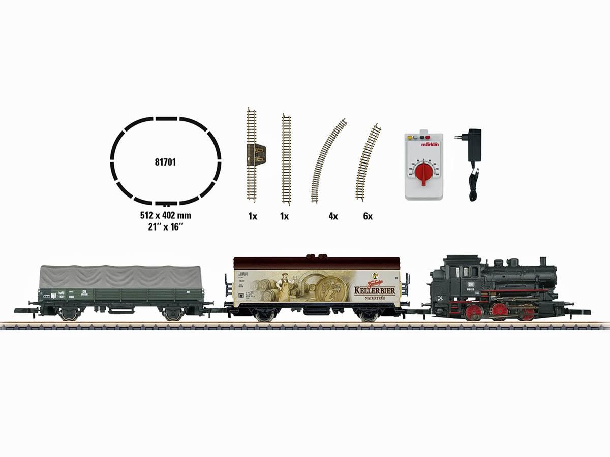 メルクリン(Marklin) Z Class 98 + freight train 81701 | Zゲージ 