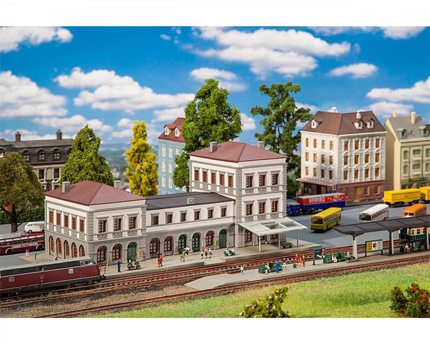 Faller Importado de Alemania Edificio para modelismo ferroviario N Escala 1:160 