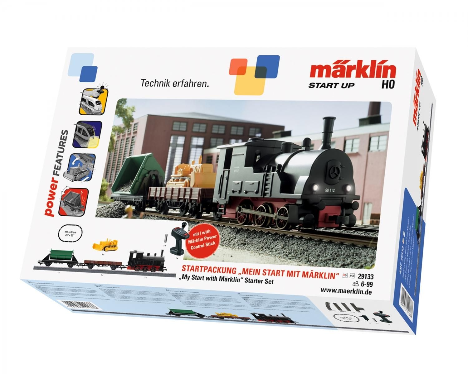 メルクリン(Marklin) HO Start mit Marklin 29133 | 電流タイプ AC | ドイツ鉄道 | mfx対応 -  欧米型鉄道模型通販｜global-train｜グローバルトレイン｜外国型鉄道模型専門店｜欧州型鉄道模型｜アメリカ型鉄道模型｜HOゲージ通販｜Nゲージ通販｜Zゲ...