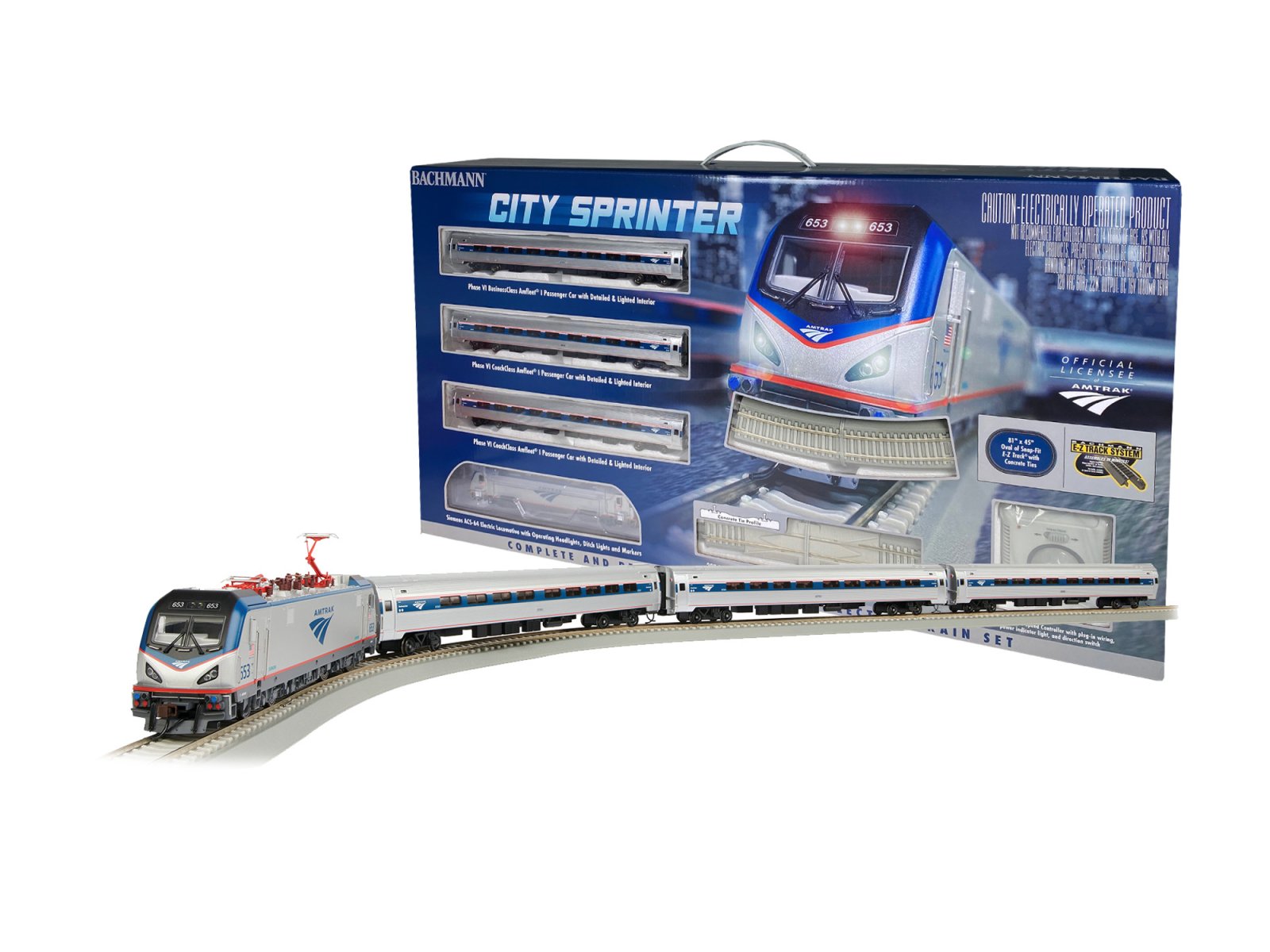 バックマン(BACHMANN) | HO Amtrak City Sprinter Train Set -  欧米型鉄道模型専門店global-train|グローバルトレイン