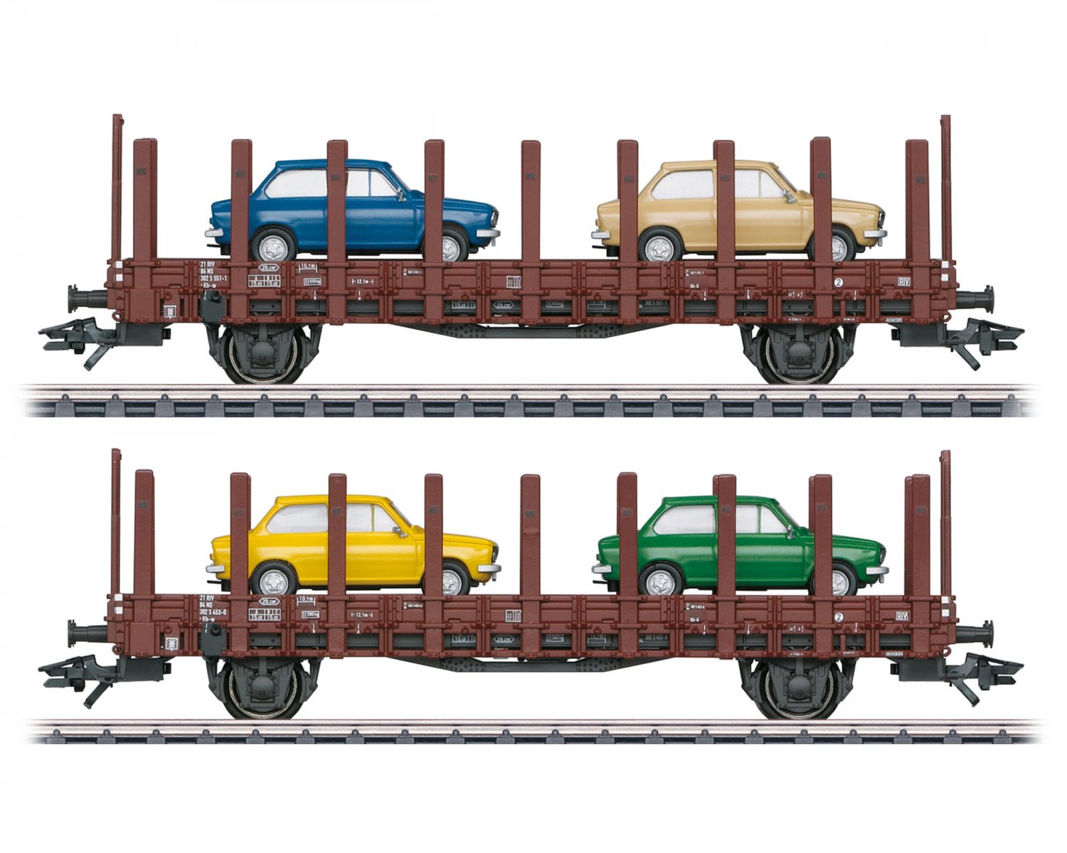 メルクリン1番ゲージ無蓋車 木材積載 - 鉄道模型