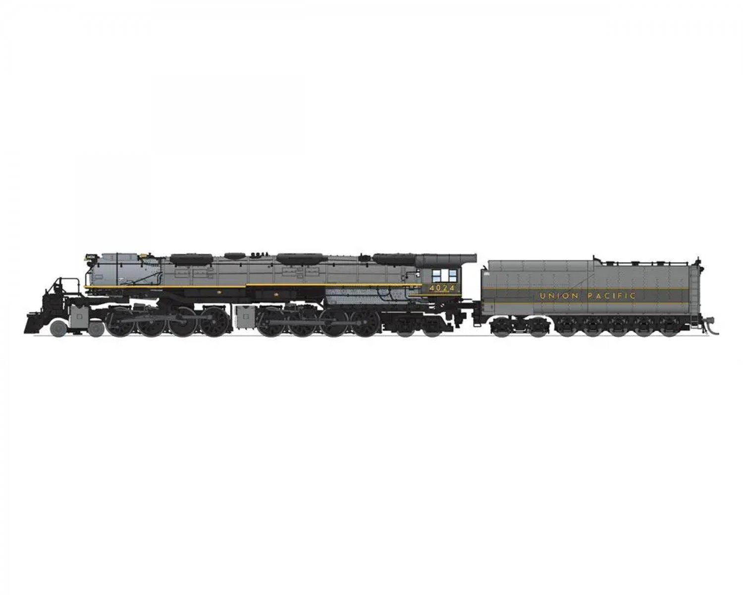 Broadway Limited N UP Big Boy #4024 7239- 外国型 欧州型 鉄道模型 