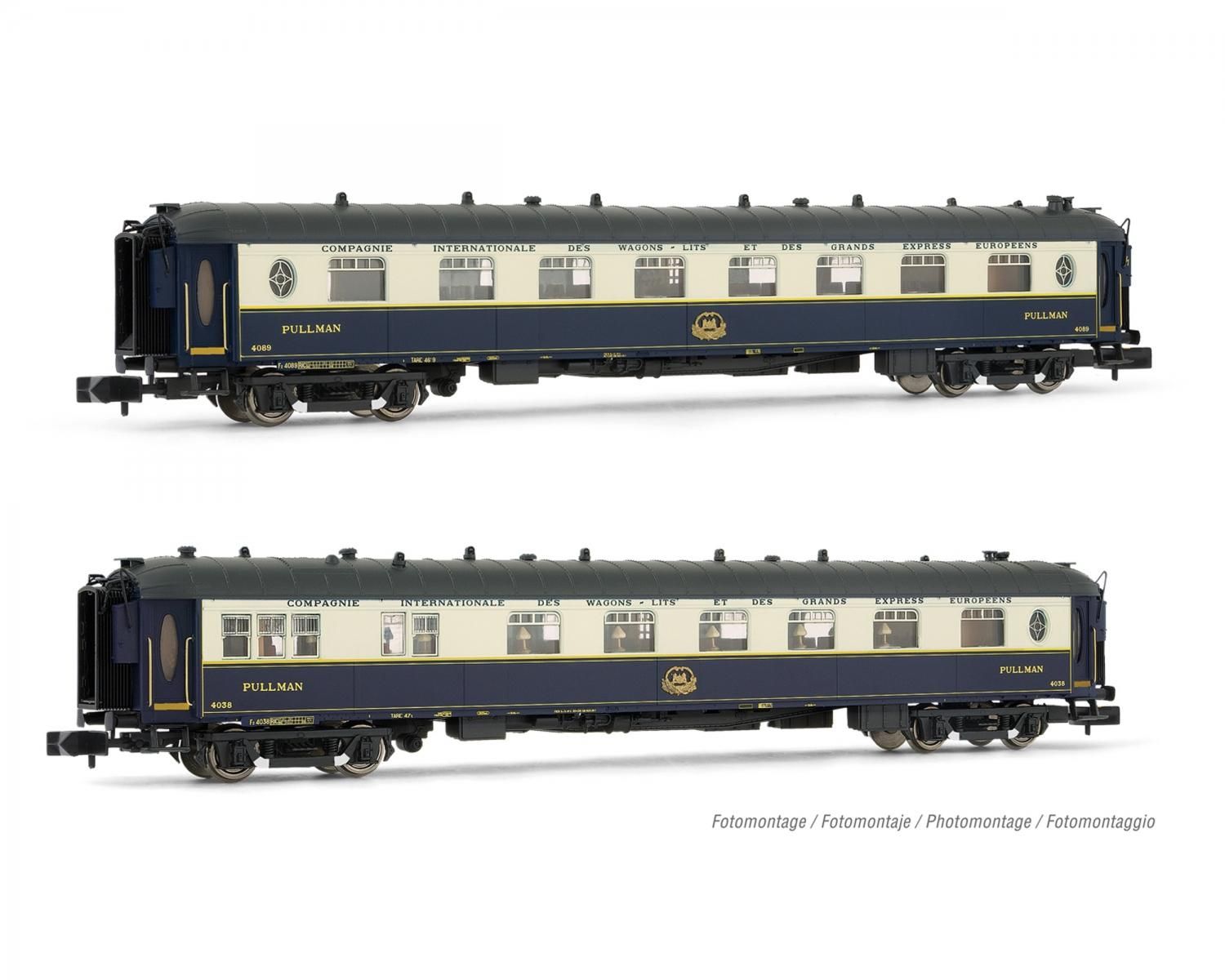 アーノルド(Arnold) N 2-unit pack of Pullman HN4404 | 国際寝台車 