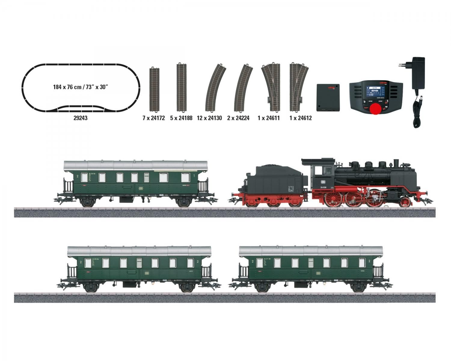 メルクリン(Marklin) HO デジタルスターターセット 29243- 外国型　欧州型　 鉄道模型専門店｜外国型、欧州型鉄道模型通販ならglobal-train｜HOゲージ｜Nゲージ｜Zゲージ｜Oゲージ