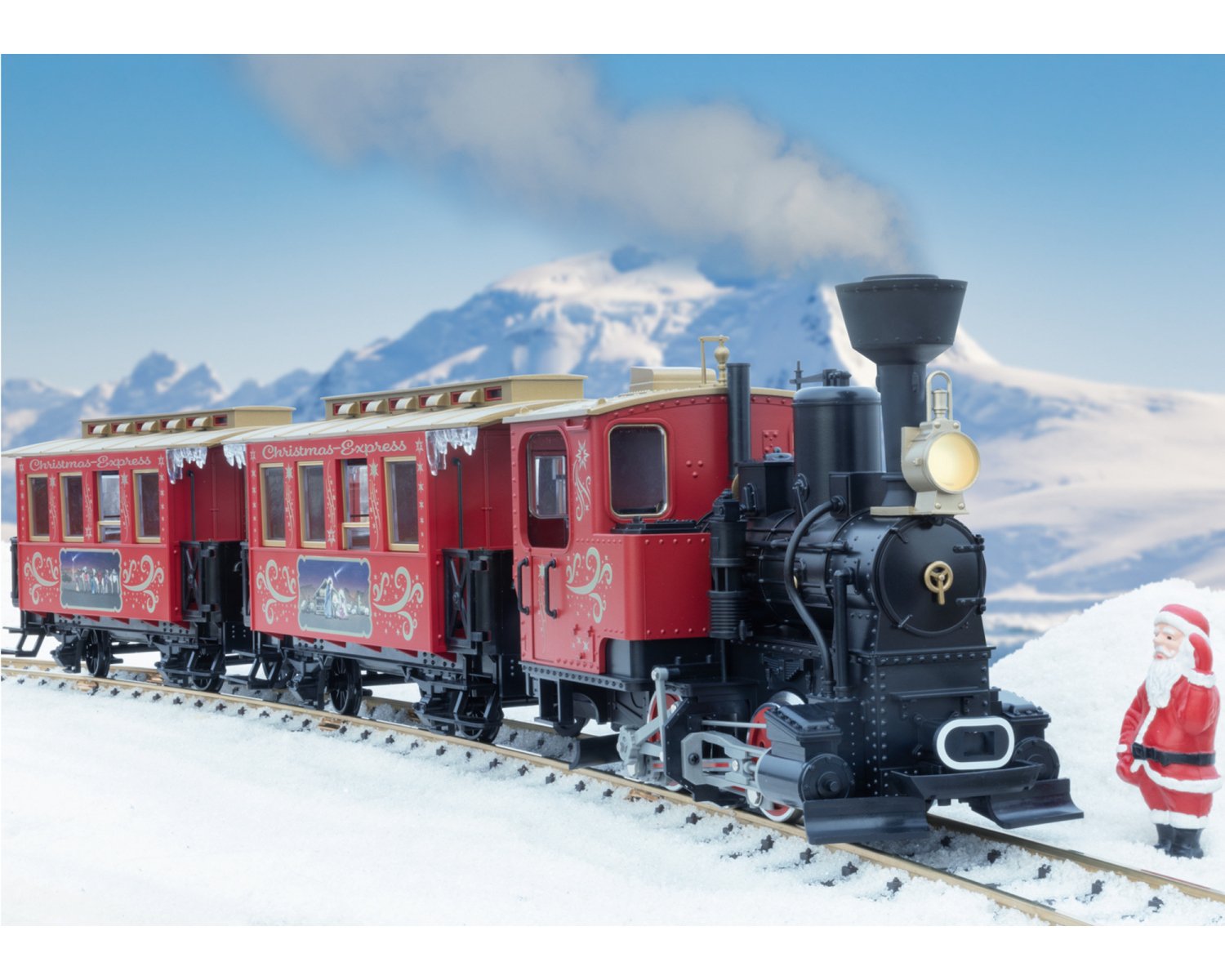レーマン(LGB) Gゲージ クリスマストレインスターターセット 70308 - 外国型　欧州型　 鉄道模型専門店｜外国型、欧州型鉄道模型通販ならglobal-train｜HOゲージ｜Nゲージ｜Zゲージ｜Oゲージ