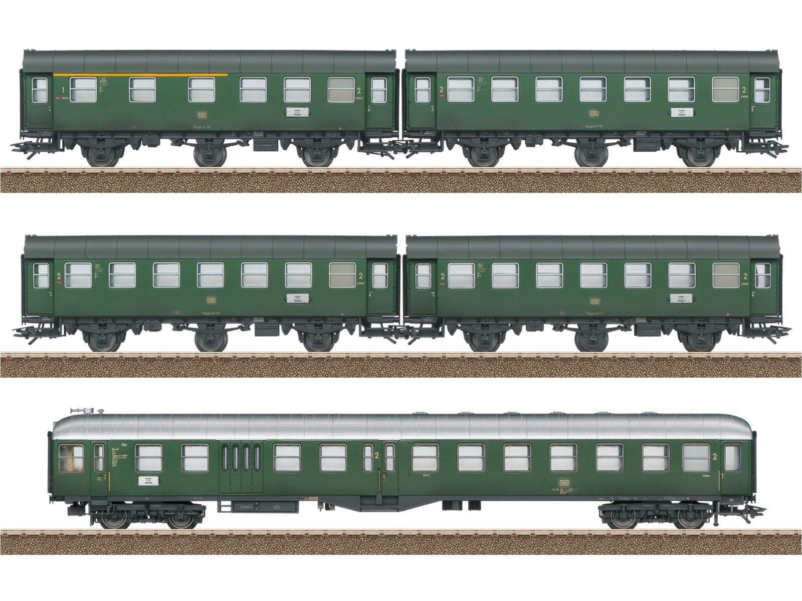 トリックス(Trix) HO Passenger Car Set 23389 | 電流タイプDC | 長さ892mm | ドイツ鉄道 - 欧米型鉄道模型 通販｜global-train｜グローバルトレイン｜外国型鉄道模型専門店｜欧州型鉄道模型｜アメリカ型鉄道模型｜HOゲージ通販｜Nゲージ通販｜Zゲージ通販  ｜Gゲージ通販 ...