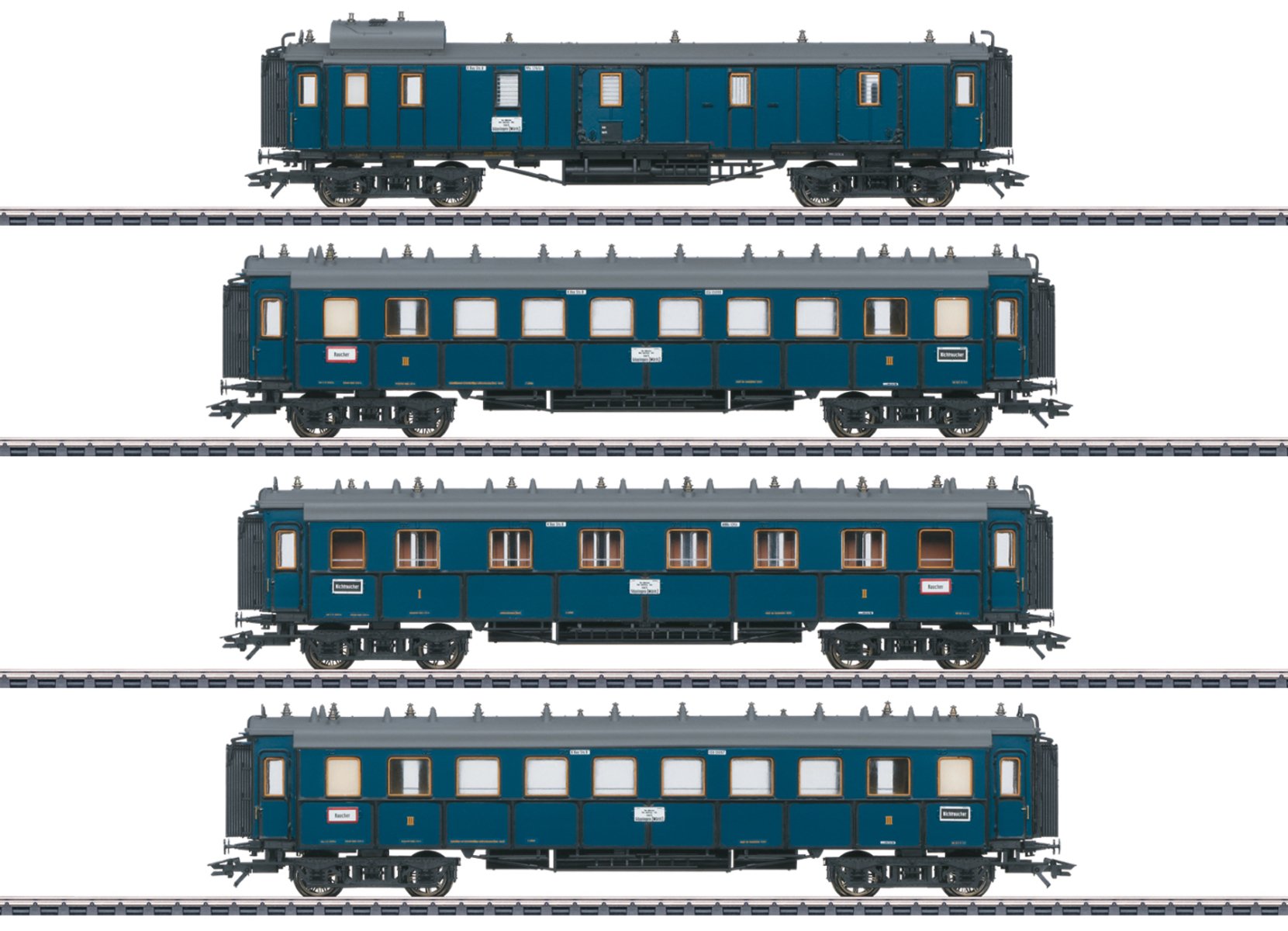 メルクリン(Marklin) HO Express Train Passenger Car Set 41353- 外国 