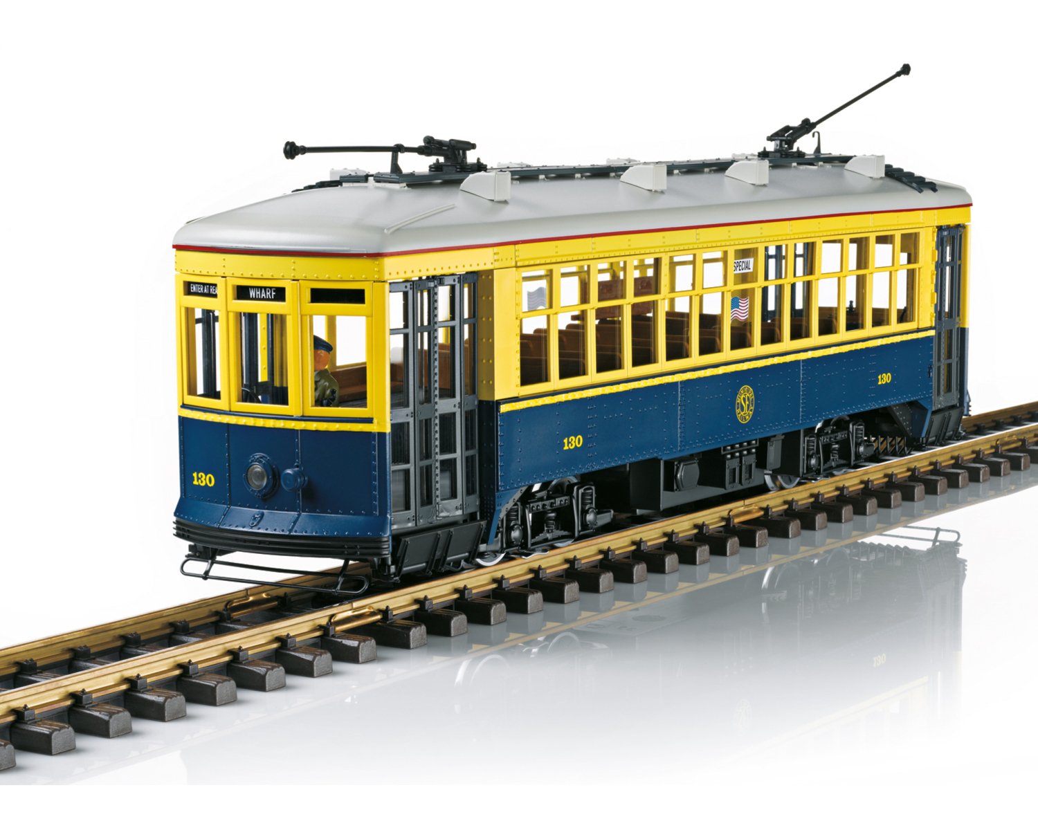 LGB Gゲージ San Francisco Streetcar 20384 - 外国型 欧州型 鉄道模型 