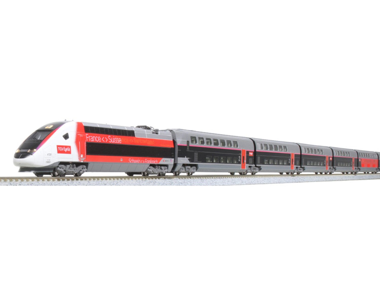 超話題新作 Nゲージ 10両編成 TGV 鉄道模型 - powertee.com