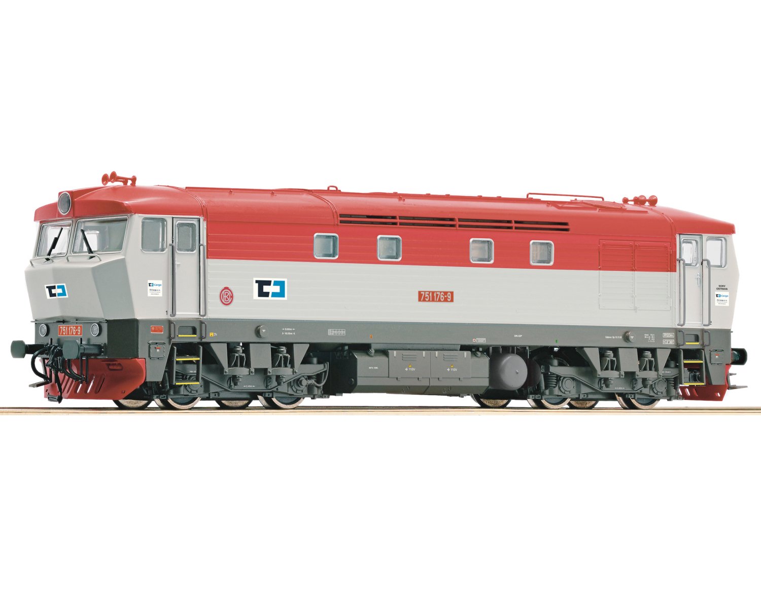 Roco HO 751 176-9, CD Cargo 70926- 外国型 欧州型 鉄道模型専門店 