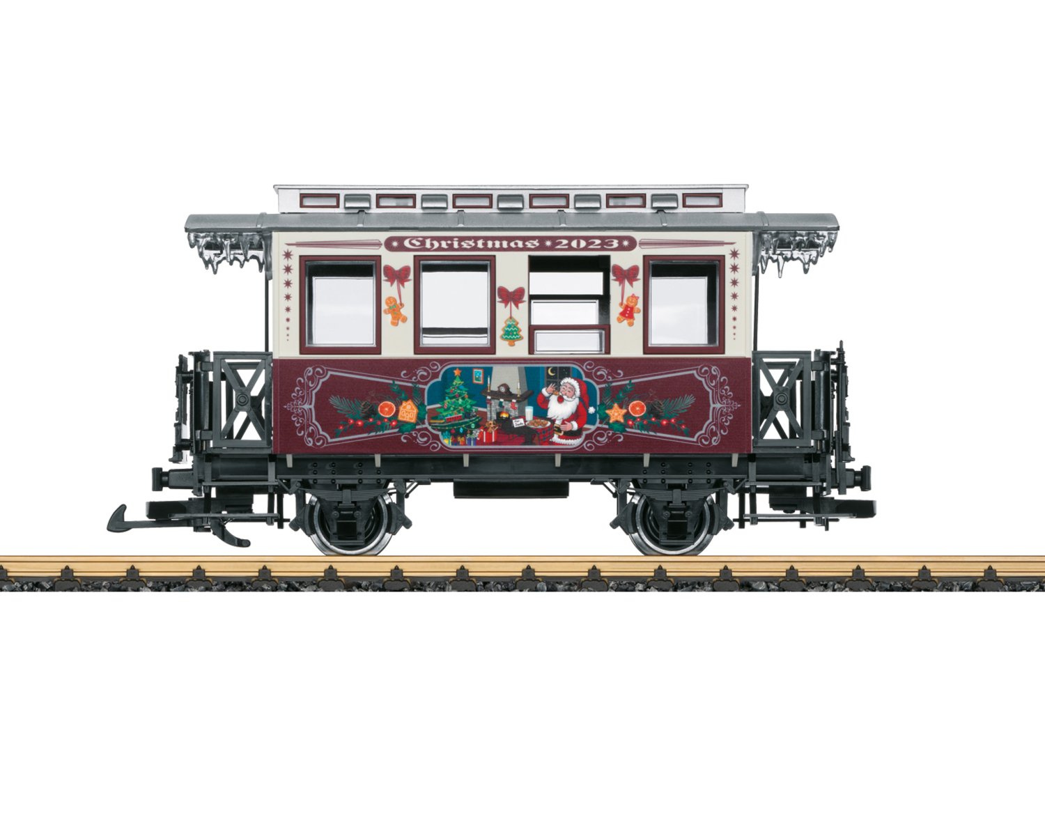 LGB Gゲージ Christmas Car for 2023 36023- 外国型 欧州型  鉄道模型専門店｜外国型、欧州型鉄道模型通販ならglobal-train｜HOゲージ｜Nゲージ｜Zゲージ｜Oゲージ