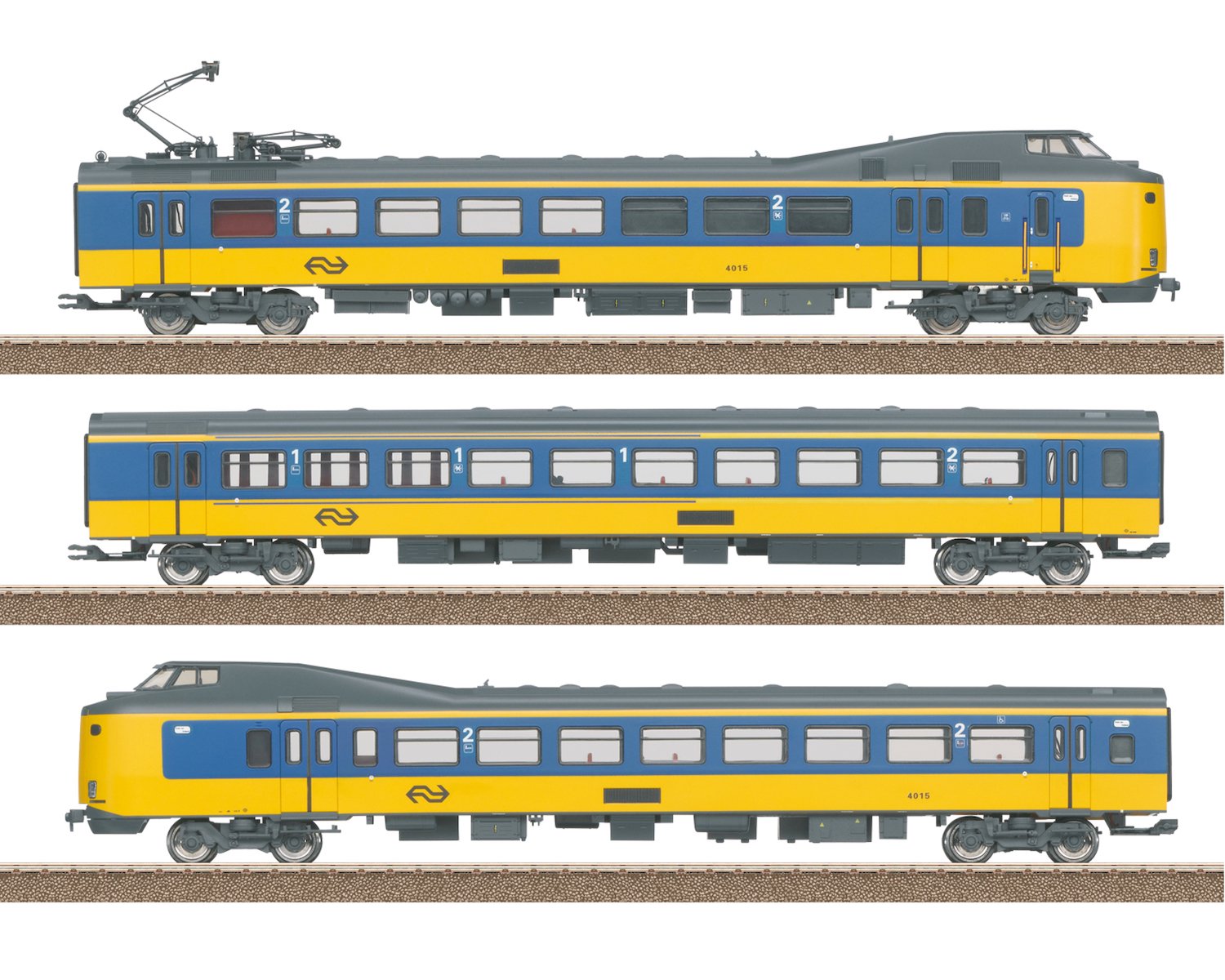 トリックス(Trix) HO Class ICM-1 Koploper Electric Rail Car Train 