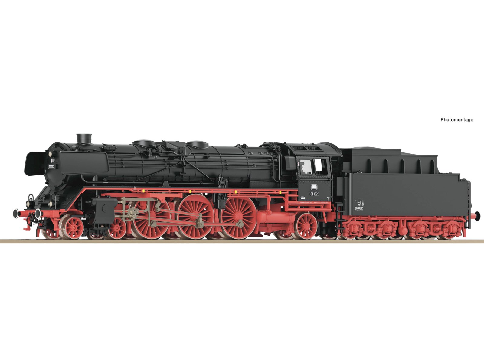 4-32＊HOゲージ フライシュマン 4169 蒸気機関車 DB 01 164 ドイツ鉄道 