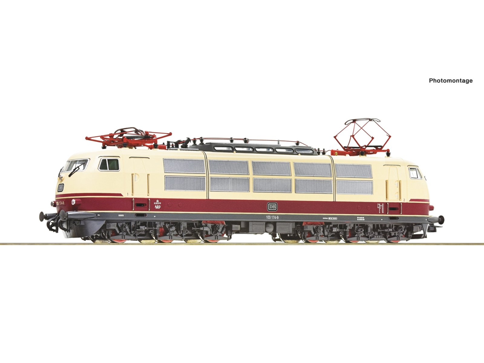 Roco HO 103 174-9 DB 7500001 | 2023年9月発売 -  欧米型鉄道模型通販｜global-train｜グローバルトレイン｜外国型鉄道模型専門店｜欧州型鉄道模型｜アメリカ型鉄道模型｜HOゲージ通販｜Nゲージ 通販｜Zゲージ通販 ｜Gゲージ通販｜Oゲージ通販｜ストラクチャー通販