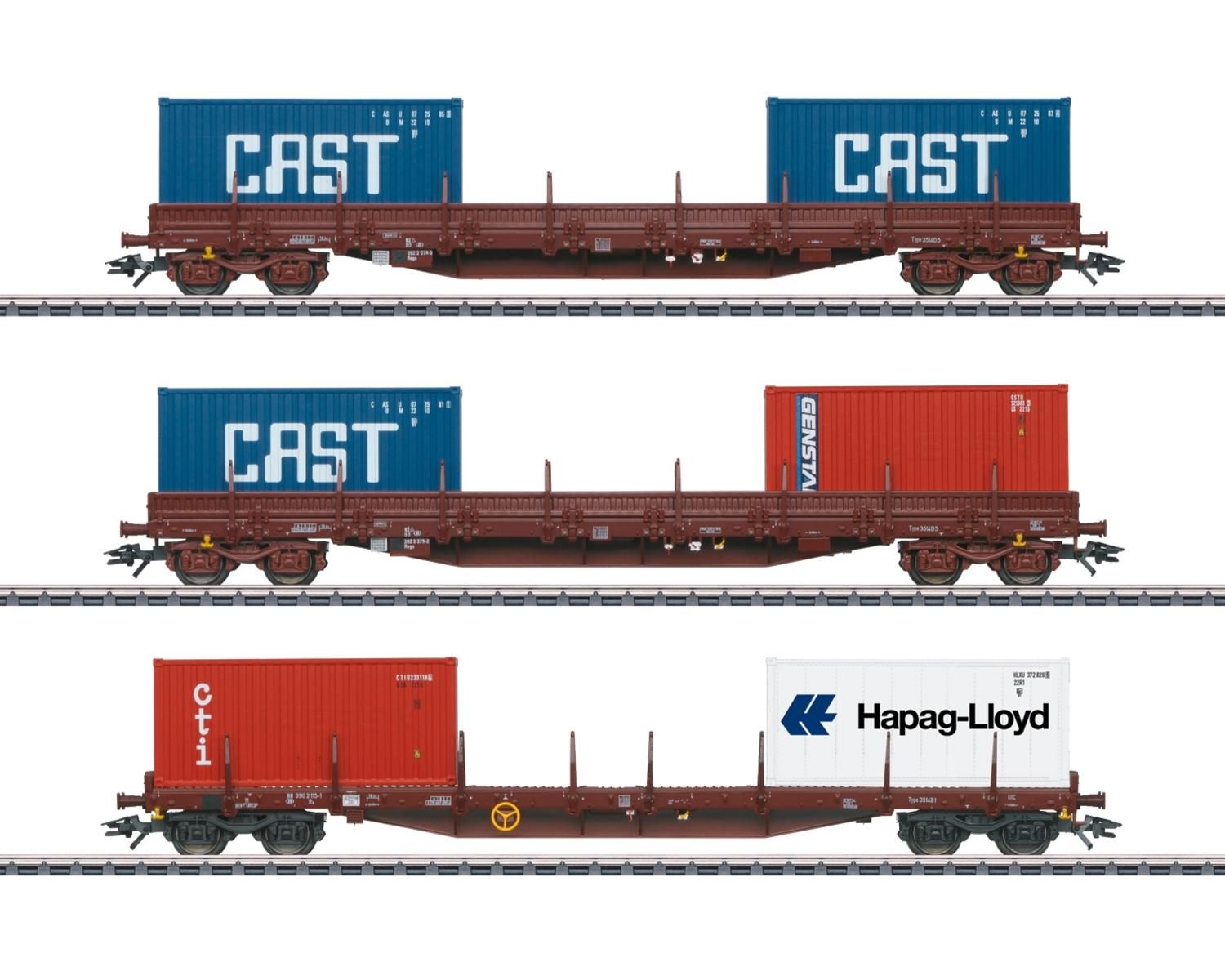 メルクリン(Marklin) HO Container Car Set 47119 | 電流タイプ