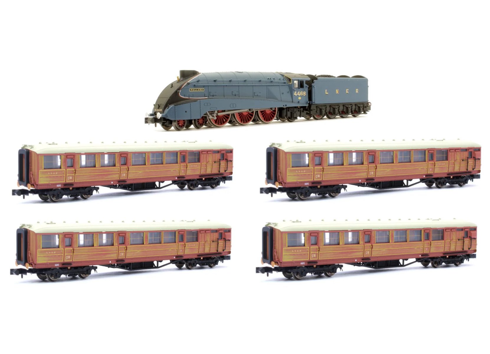 Dapol N Class A4 Valanced マラード号 ブルー塗装 4468 -  欧米型鉄道模型専門店global-train|グローバルトレイン