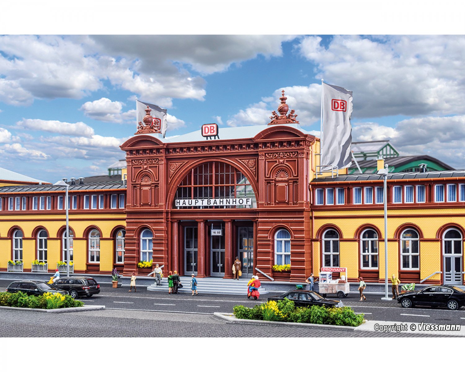 キブリ(Kibri) HO Bonn station 39373 | HOスケールの駅ビルモデル 