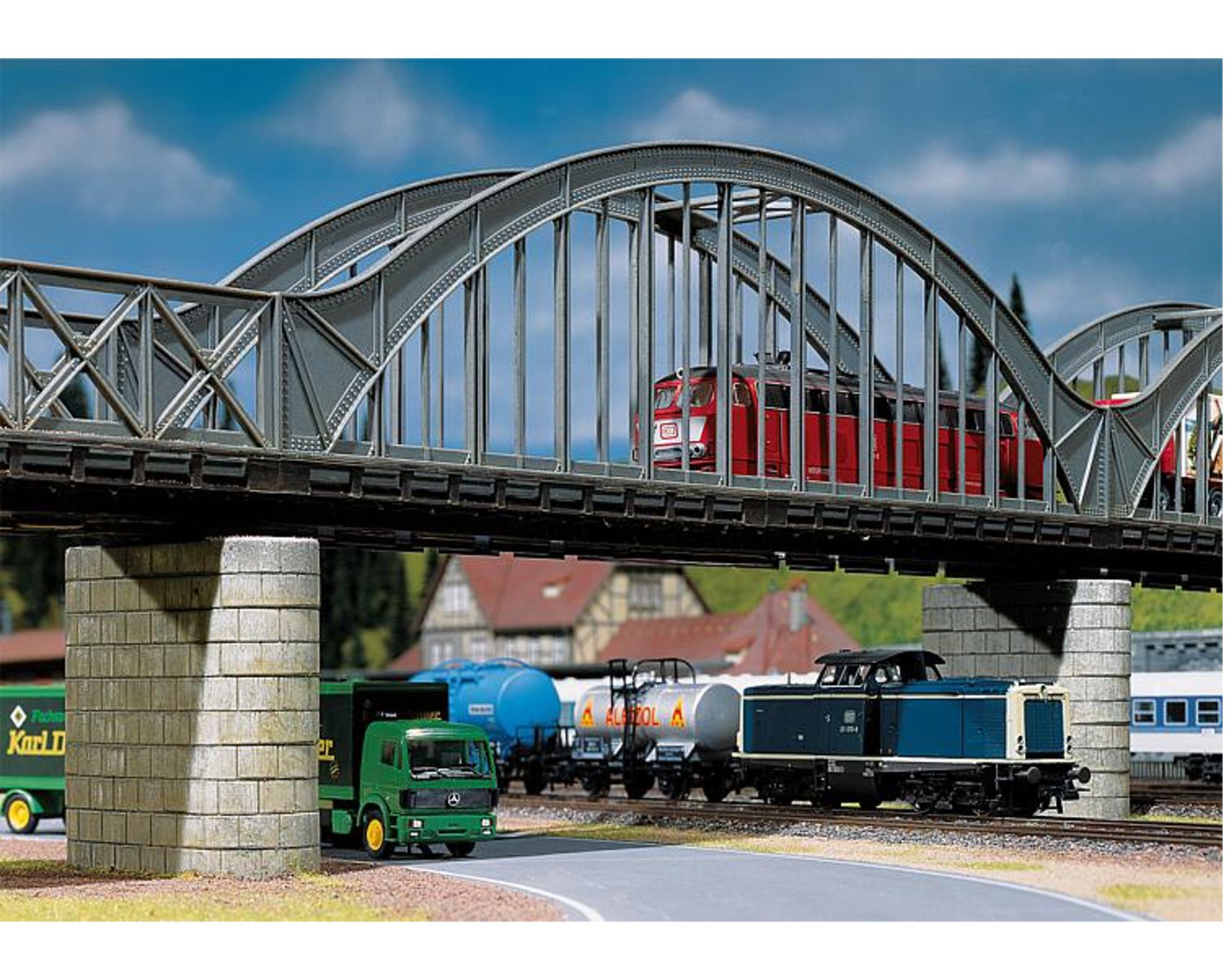 Faller HO Arch bridge 120536 - 外国型 欧州型 鉄道模型専門店｜外国型、欧州型鉄道模型通販ならglobal-train｜ HOゲージ｜Nゲージ｜Zゲージ｜Oゲージ
