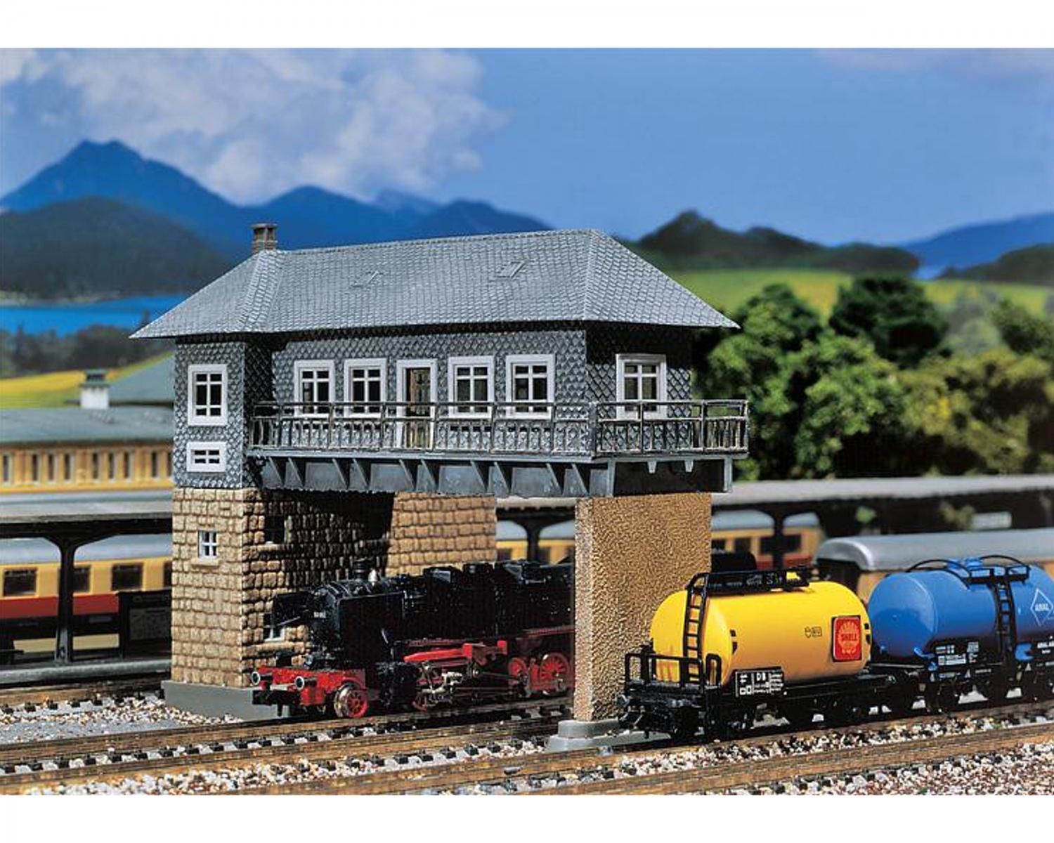 ファーラー(Faller) N Brugge signal box 222160 | 信号所 - 欧米型 