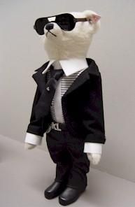 Steiff カールラガーフェルド テディベア シュタイフ【steiff】カールラガーフェルド テディベア 40cm