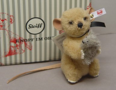 シュタイフ【steiff】リチャードマウスとテディベア 12cm EAN007088