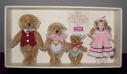 ［限定品】1985年 テディベア\u0026ドール シュタイフ×goldilocks