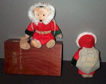 STEIFF/シュタイフ テディベア Little Santa 2000 リトルサンタ 675348-