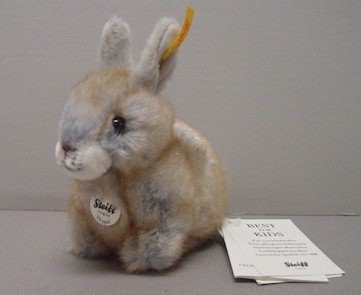 シュタイフ 【steiff】ウサギのホッペル グレー 14cm EAN080074