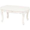 【ヴィオレッタ】テーブル（アンティークホワイト）猫足 アンティーク家具 hb3i-RT-1750AW
