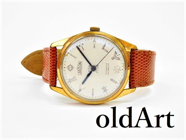 貴重ヴィンテージフリーメイソンJASONスイス製手巻き式腕時計【M-11576】- 通販 ネットショップ old-Art オールド アート
