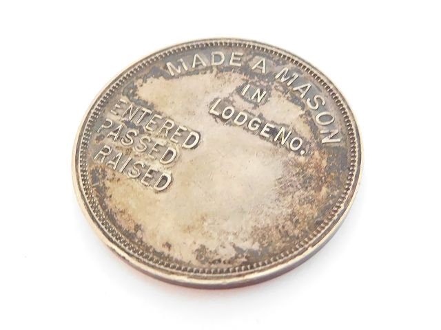 ヴィンテージフリーメイソンオフィシャルプロビデンスの目記念コイン 
