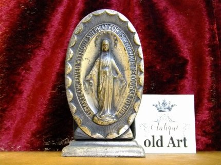 祈る聖母マリアのガーデン彫刻 置物オブジェ庭園飾りアウトドア対応型