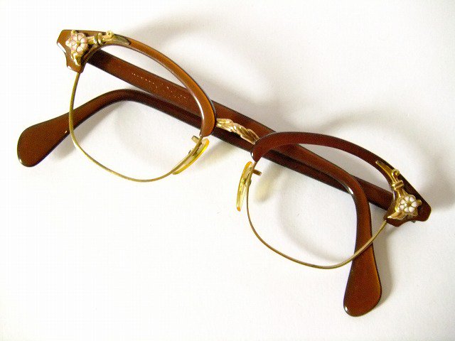 1950's美品ビンテージAOアメリカンオプティカルウェリントン金張り12KGF眼鏡44□20 5  1/2AmericanOptical【AO-10519】- 通販ネットショップoldArtオールドアート