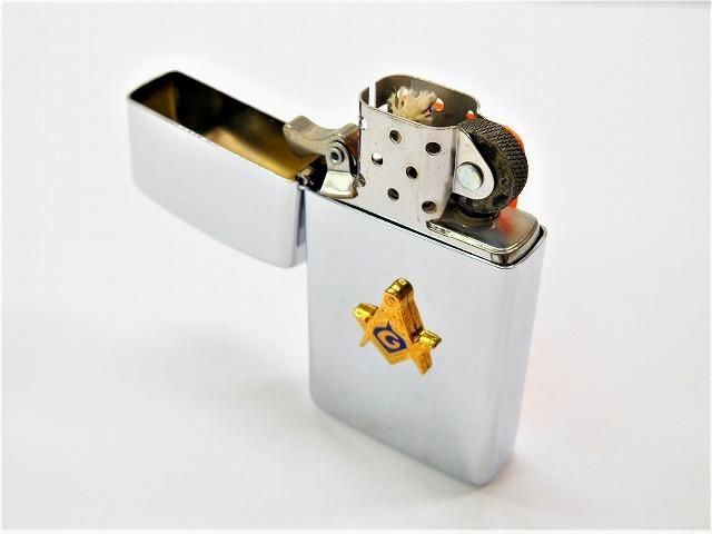 ネット通販で購入 zippo ジッポー フリーメイソン silver plate 1996