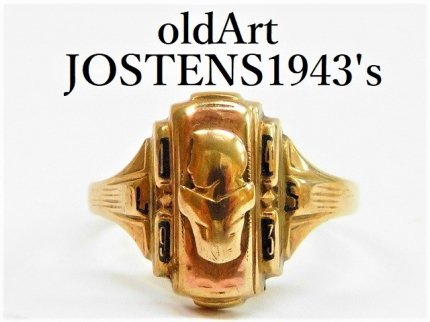 10金無垢 ジャスティン JOSTENS社製 カレッジリング 指輪