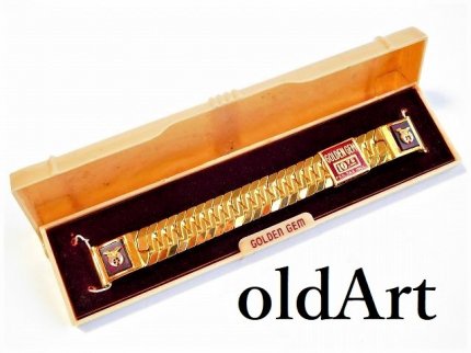 デッドストック1940年代ビンテージフリーメイソンシュラインUSA製金張り腕時計ベルト15mm【M-11361】- 通販 ネットショップ  old-Art オールド アート
