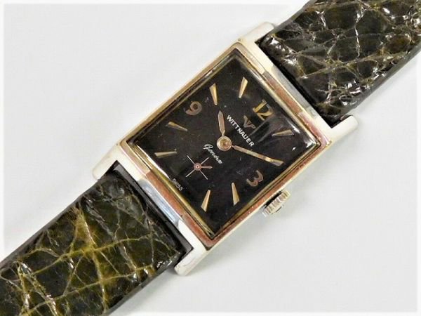 アンティークWITTNAURウィットナー手巻き式メンズ腕時計【M-11667 