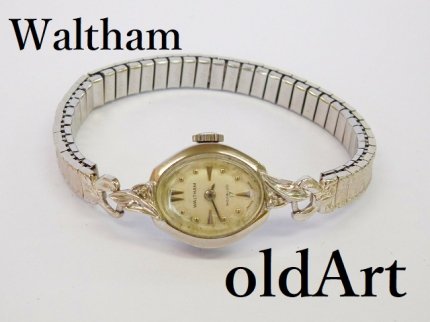 ビンテージ1940-60年代WALTHAMウォルサム手巻き式レディース
