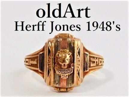 HERFF JONES ハーフジョンズ社製　カレッジリング　20〜21号　10k